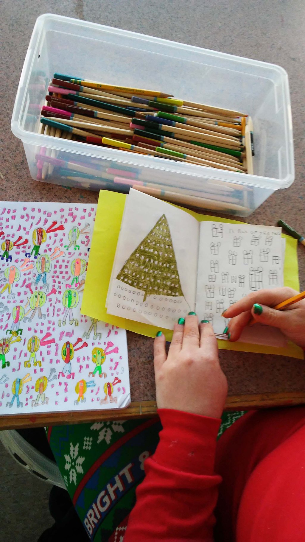 An Open Sketchbook with Margie